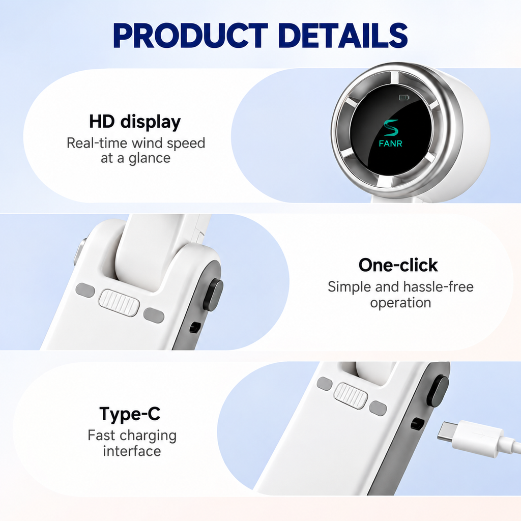 Handheld Portable Turbo Fan